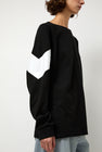 6397 Chevron Raglan Tee in Black