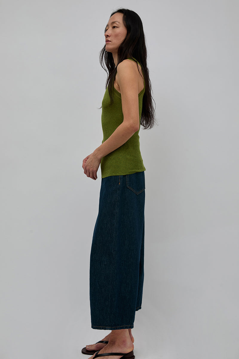 6397 Cropped Roomy Jean in 70s Rinsed Raw