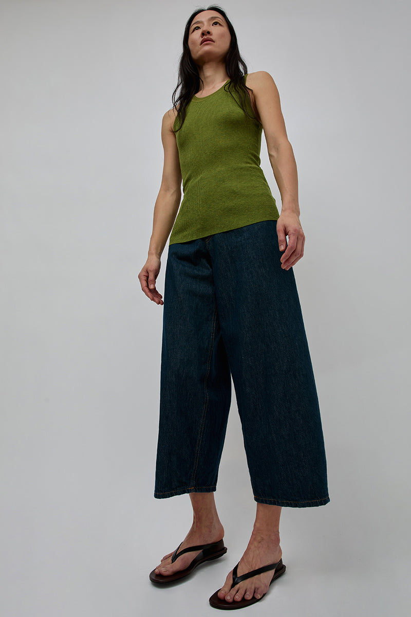 6397 Cropped Roomy Jean in 70s Rinsed Raw