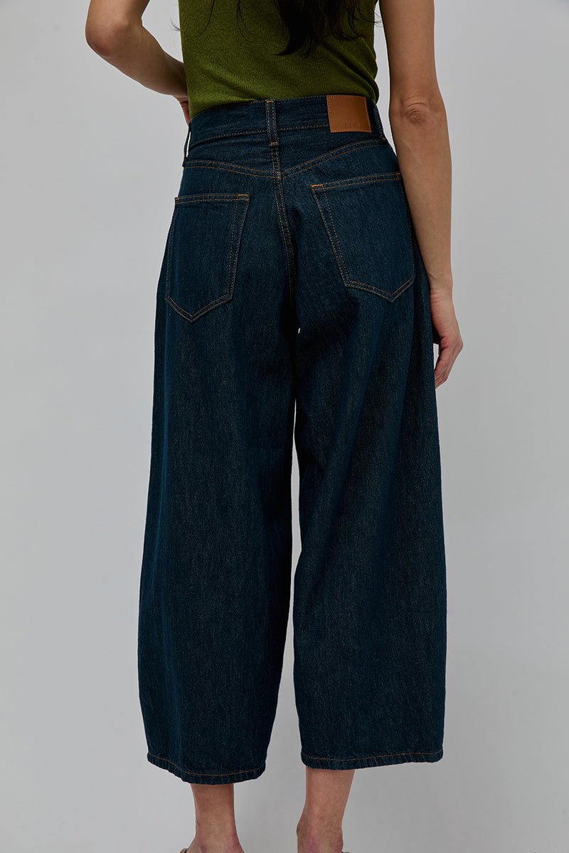 6397 Cropped Roomy Jean in 70s Rinsed Raw