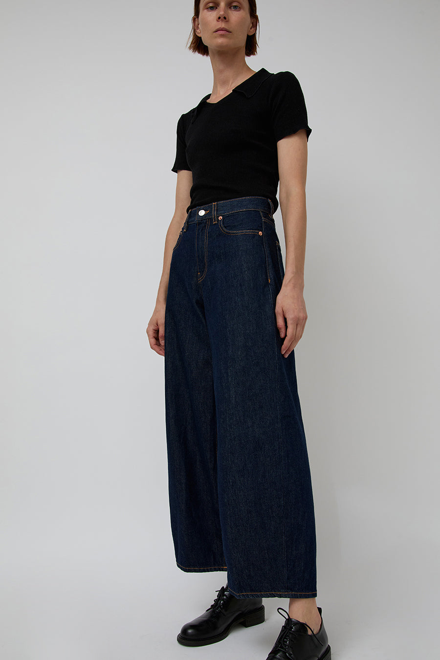 6397 Cropped Roomy Jean in Rinsed Raw