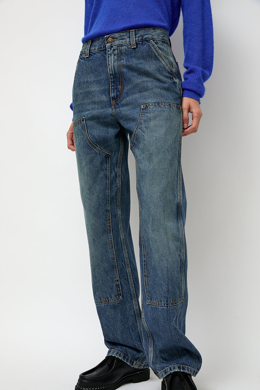 6397 Double-Knee Jean in Tractor Blue