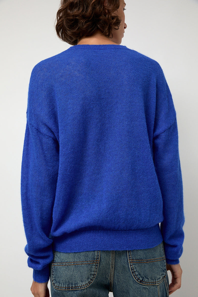 6397 Gauzy Crew in Blue