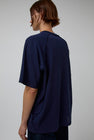 6397 Inside out V Neck in Ink