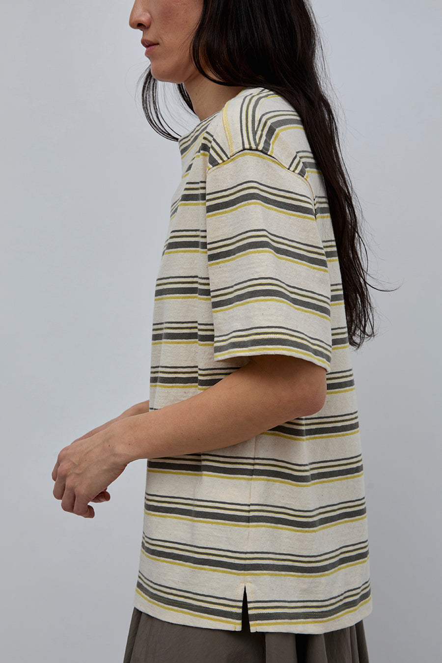 6397 Mariner Tee in Bone Stripe