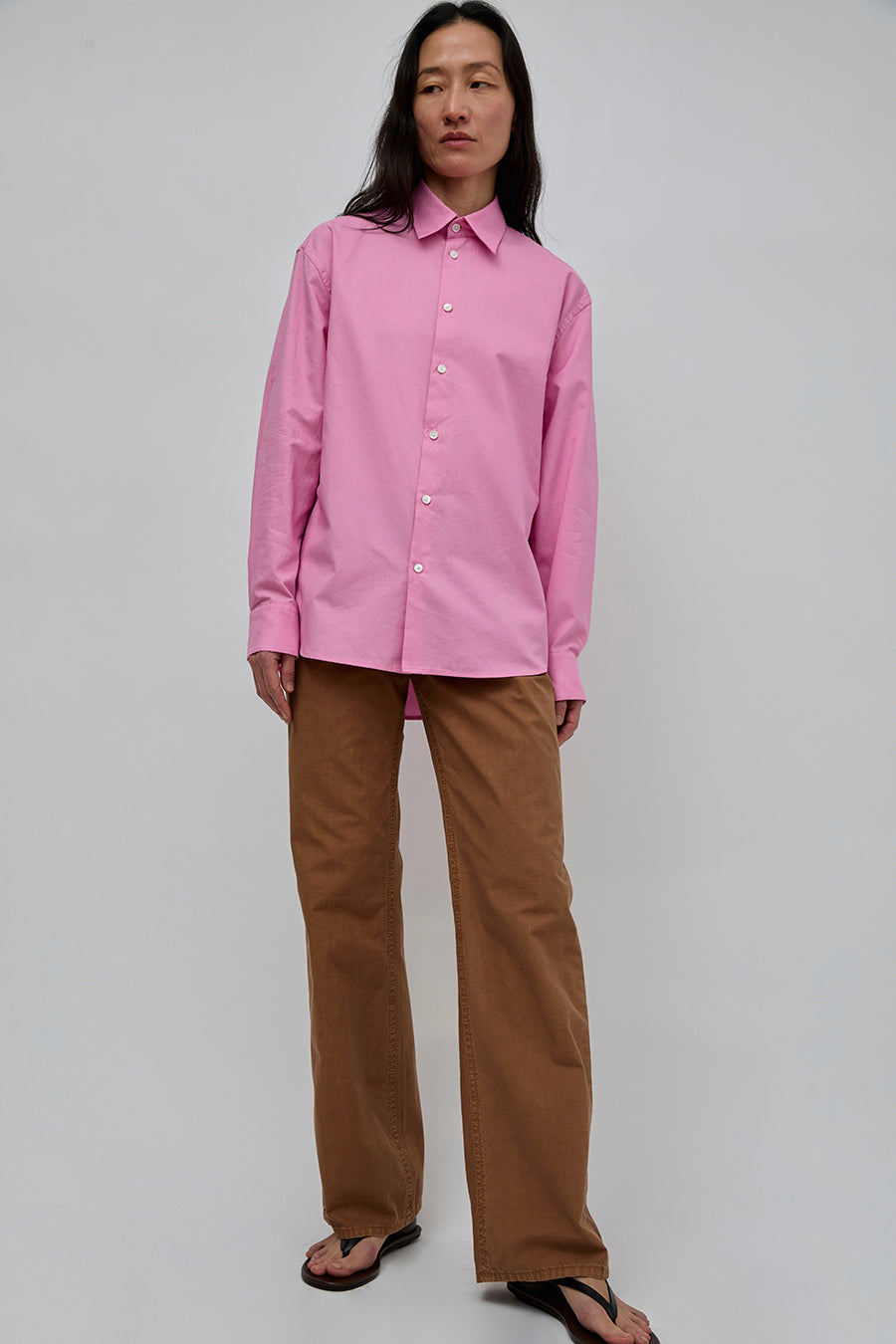 6397 Slim Bootcut Trouser in Tawny