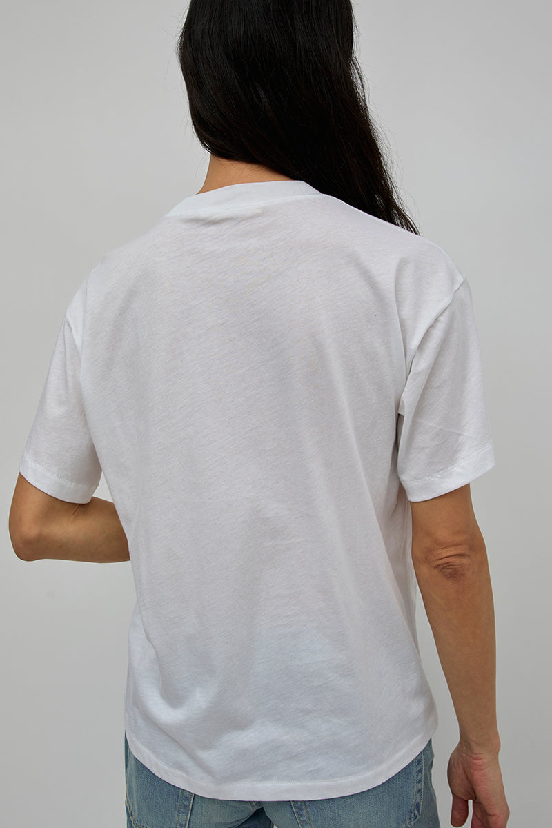 6397 Thanks Boy Tee in Optic White