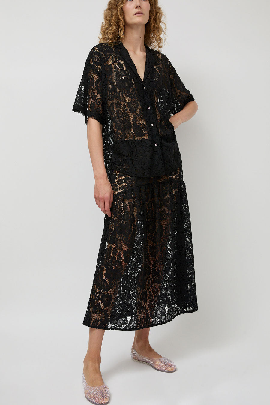 A Bronze Age Field Skirt in Black Lace