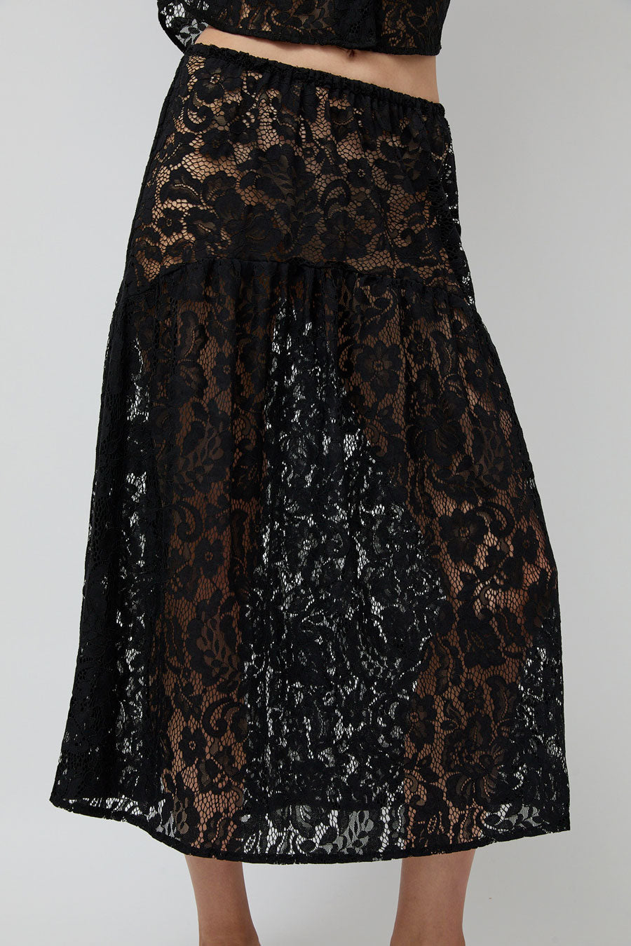 A Bronze Age Field Skirt in Black Lace