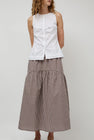 A Bronze Age Field Skirt in Brown Gingham