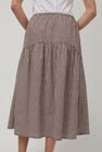 A Bronze Age Field Skirt in Brown Gingham