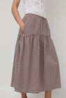 A Bronze Age Field Skirt in Brown Gingham