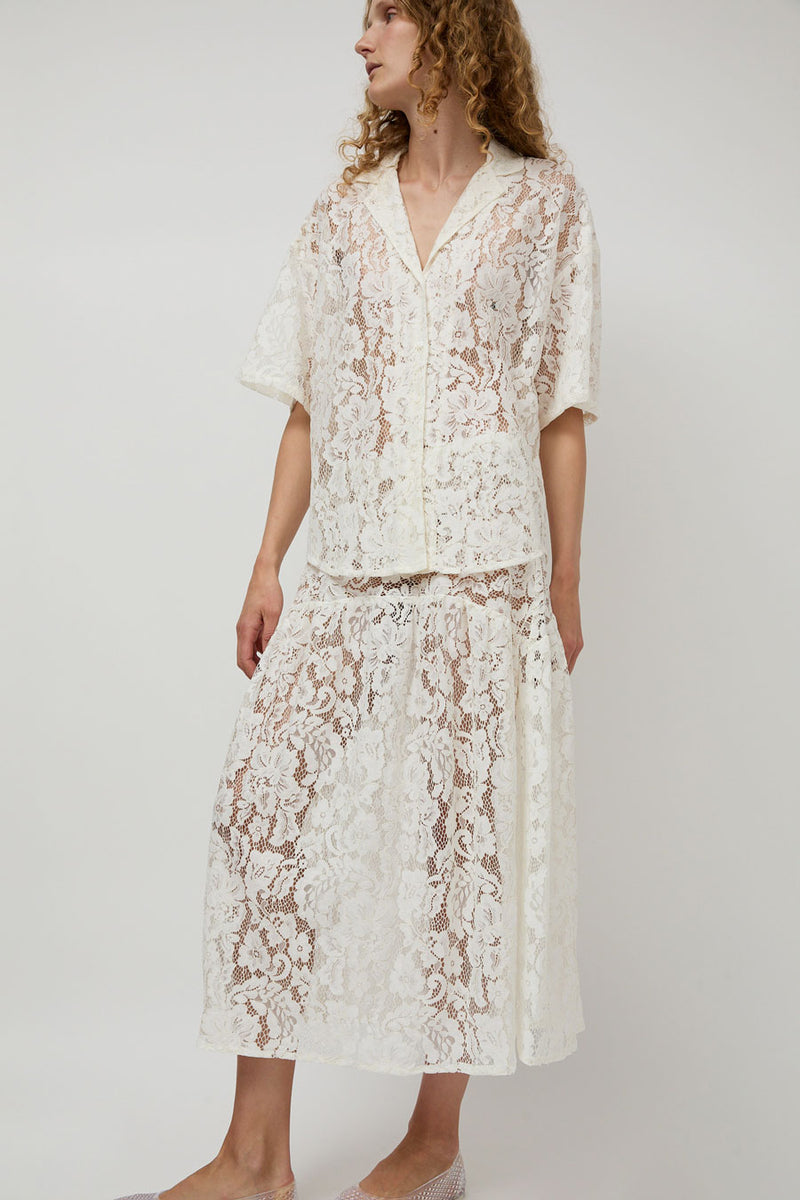 A Bronze Age Field Skirt in Ivory Lace
