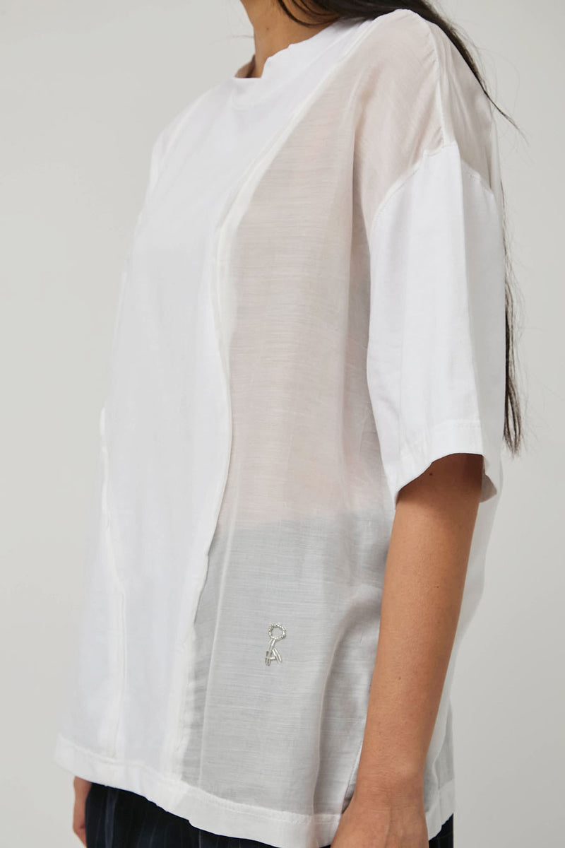 ARCS Busy Tee in Ecru