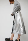 ARCS Nine Skirt in Silver Foil