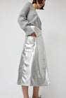 ARCS Nine Skirt in Silver Foil