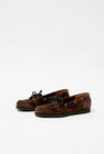 ATP Atelier Nesso Boat Shoe in Walnut Suede