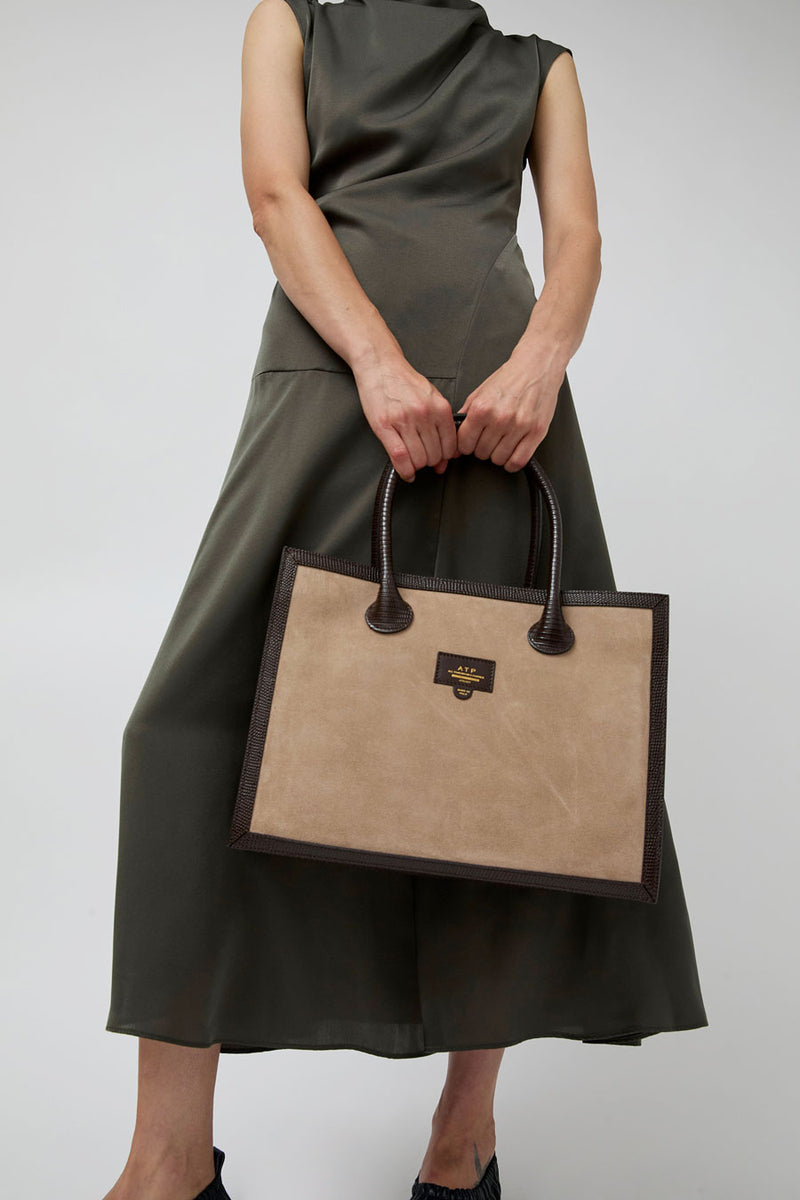 ATP Montefalcione Bag in Avena and Walnut