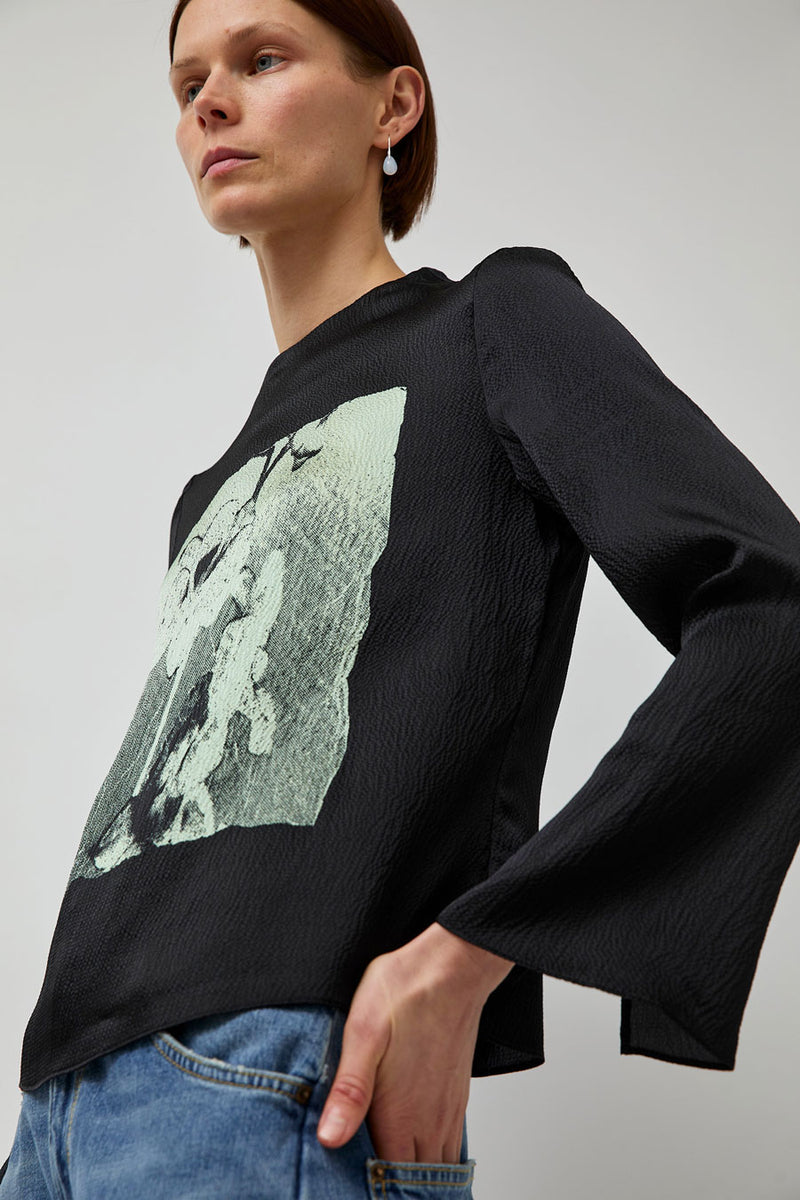 No.6 Diane Top in Black Magnolia