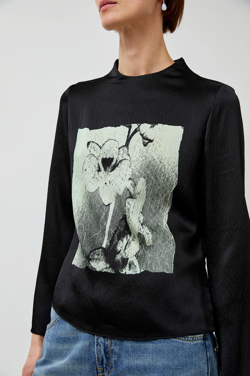 No.6 Diane Top in Black Magnolia