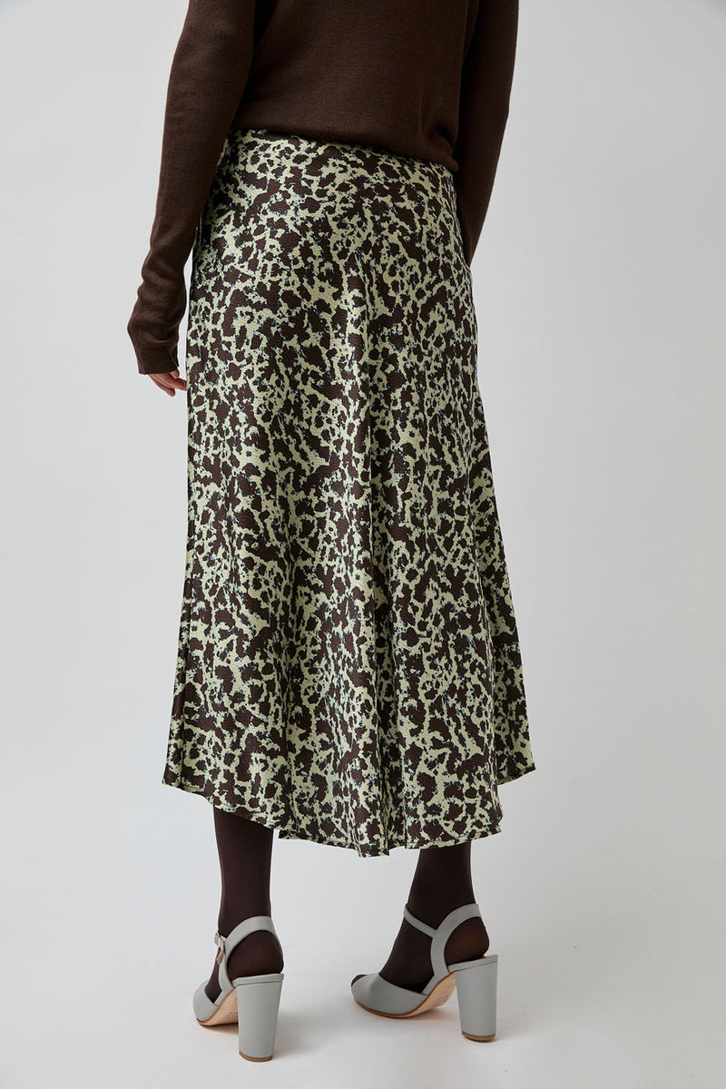 No.6 Mitta Skirt in Mint Ink Blot