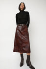 No.6 Aimee Skirt in Brown Crackle