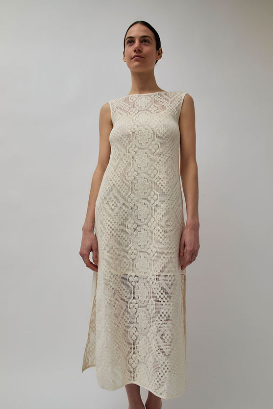 All That Remains River Dress in Cream