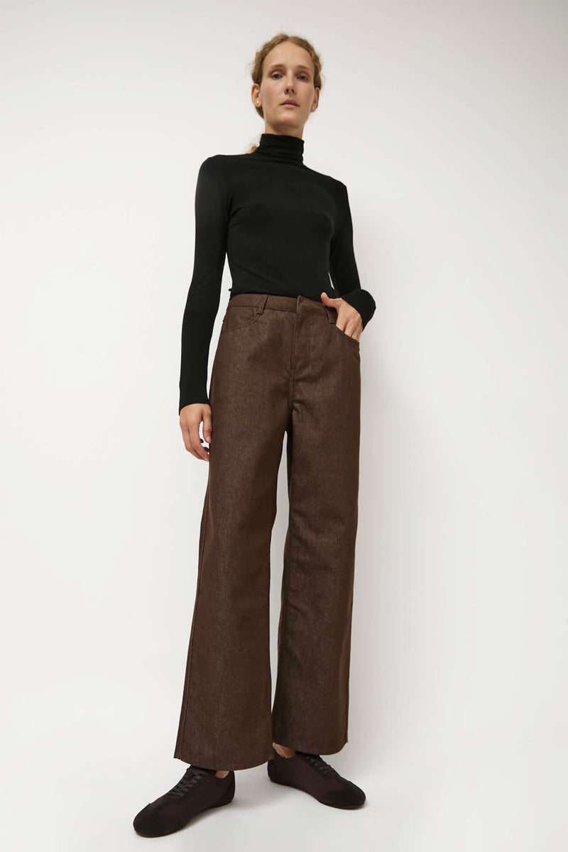Amomento Color Indigo Denim in Brown