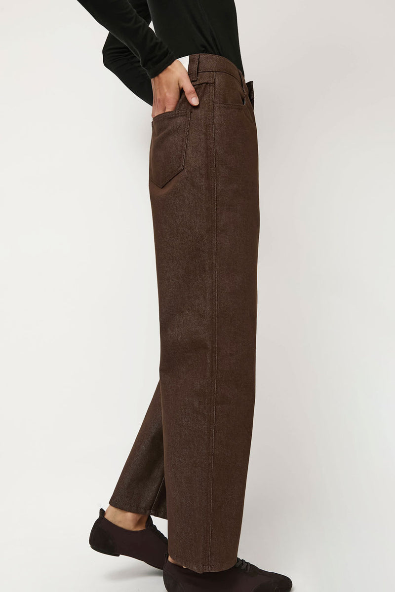 Amomento Color Indigo Denim in Brown