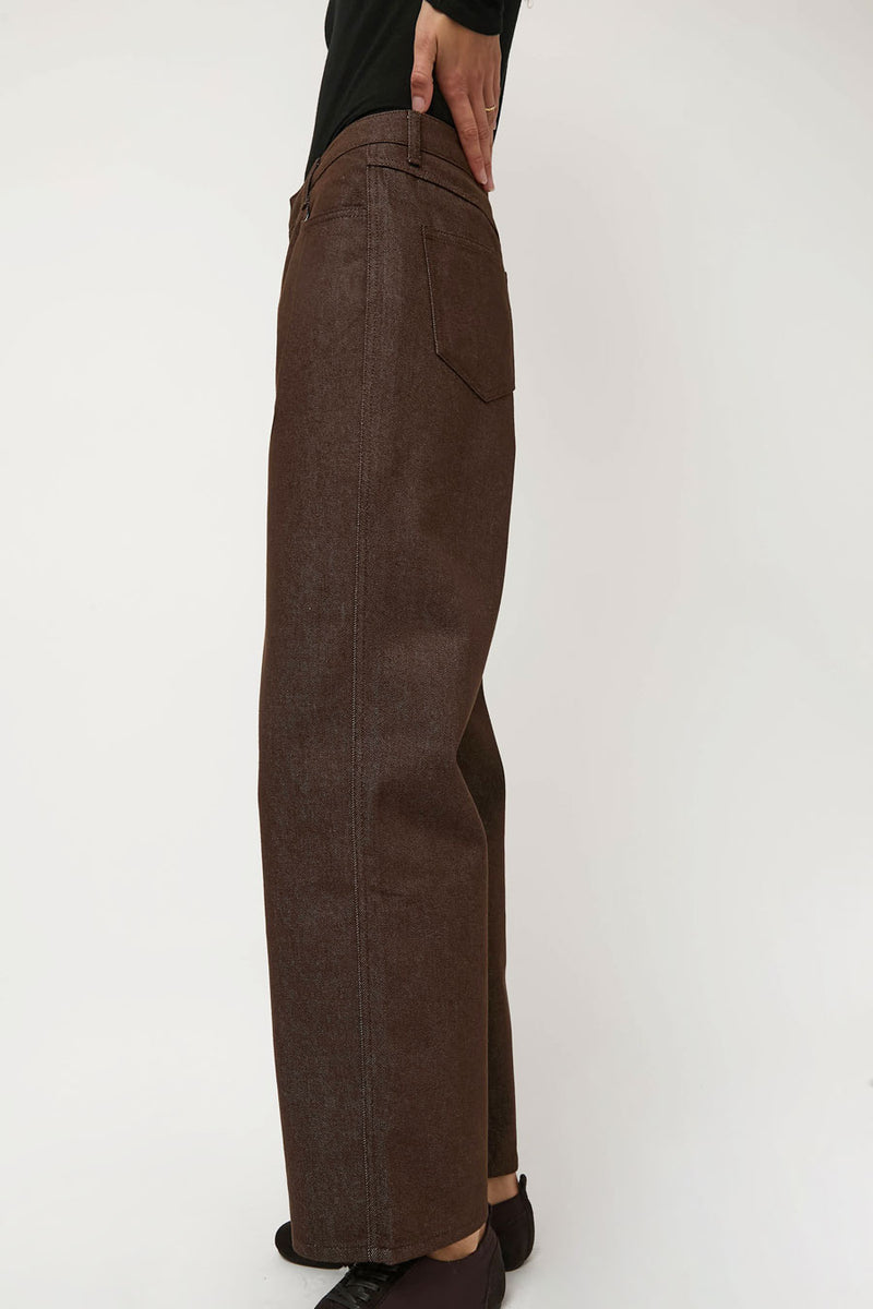 Amomento Color Indigo Denim in Brown