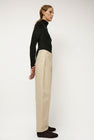 Amomento Curved Long Pants in Beige