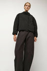 Amomento Curved Long Pants in Charcoal