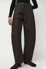 Amomento Curved Long Pants in Charcoal