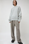 Amomento Fluffy Long Sleeve Pullover in Light Grey