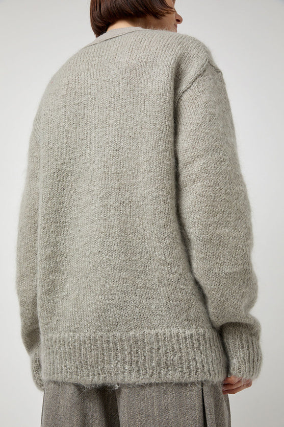 Amomento Grandpa Cardigan in Light Grey