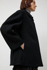 Amomento Hourglass Half Coat in Black