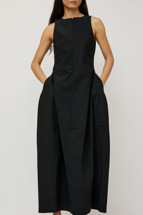 Amomento Hourglass Long Dress in Black