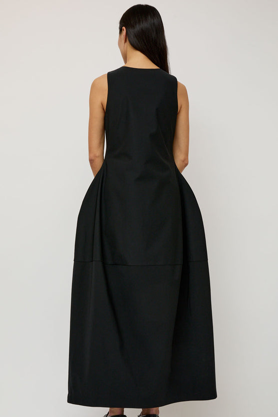 Amomento Hourglass Long Dress in Black