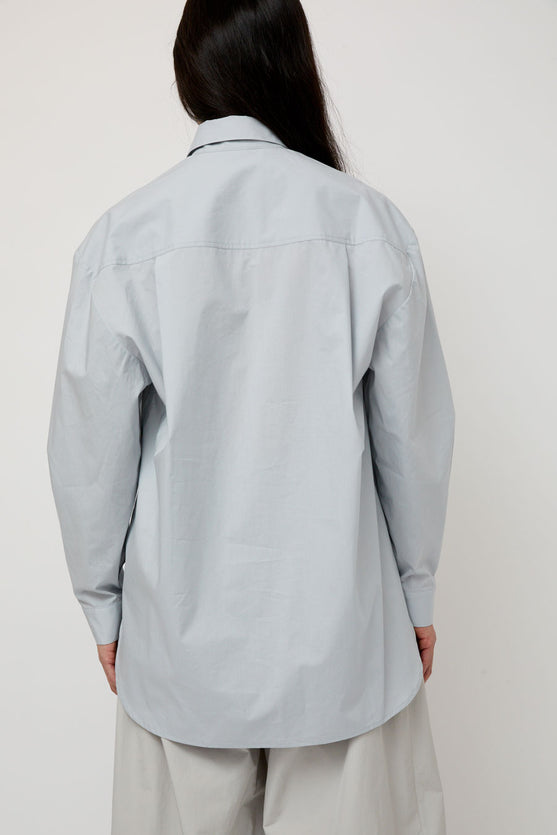 Amomento Oversize Shirts in Light Blue