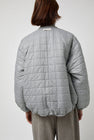 Amomento Quilted Reversible Padded Jumper in Grey