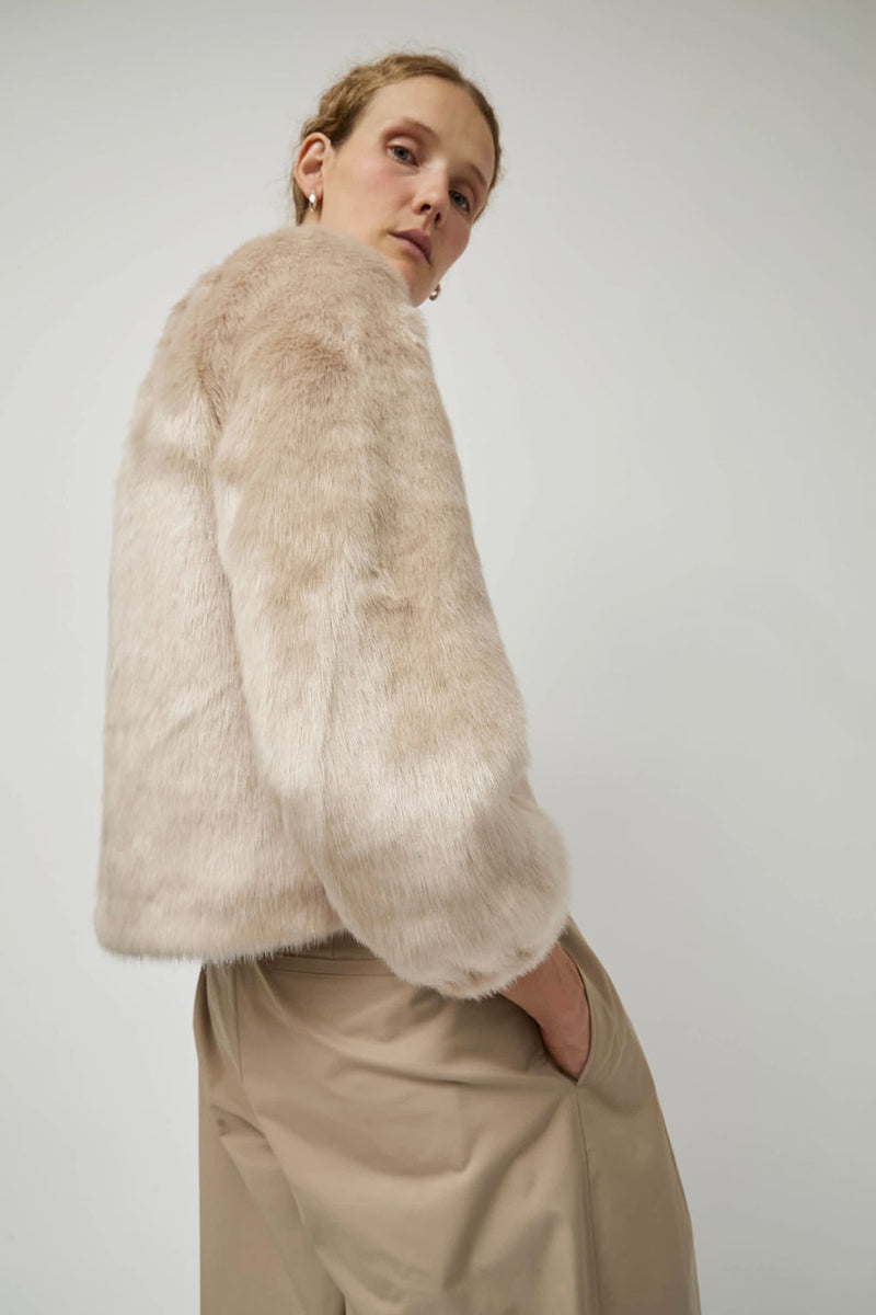 Amomento Shearing Off Shoulder Top in Ivory