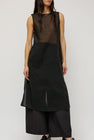 Amomento Sheer Long Dress in Black