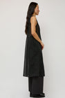 Amomento Sheer Long Dress in Black