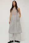 Amomento Sheer Long Dress in Grey