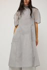 Amomento Sheer Long Dress in Grey