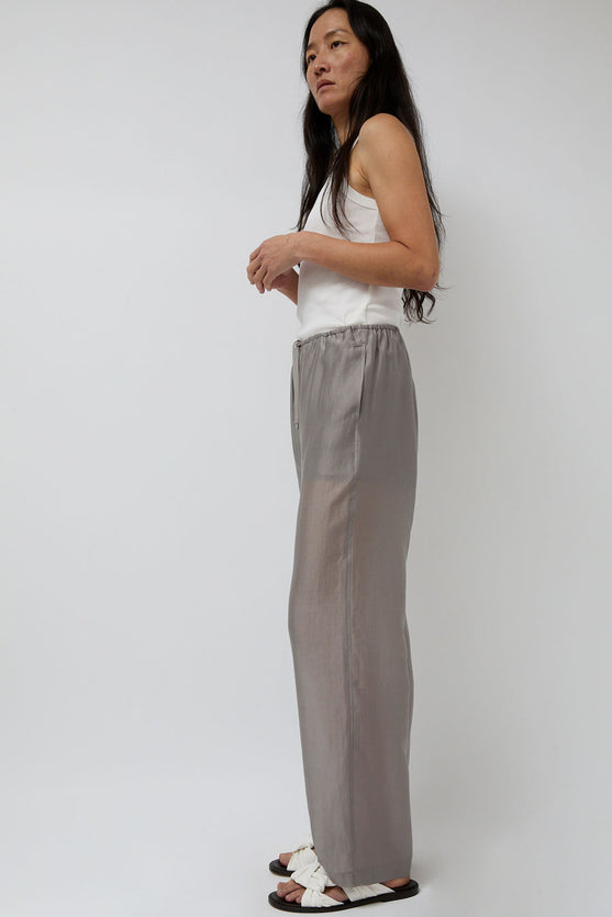 Amomento Silky Banding Pants in Grey