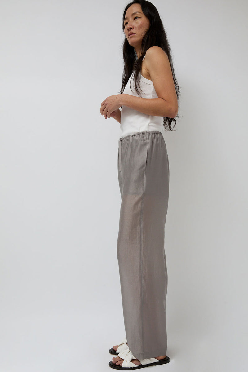 Amomento Silky Banding Pants in Grey
