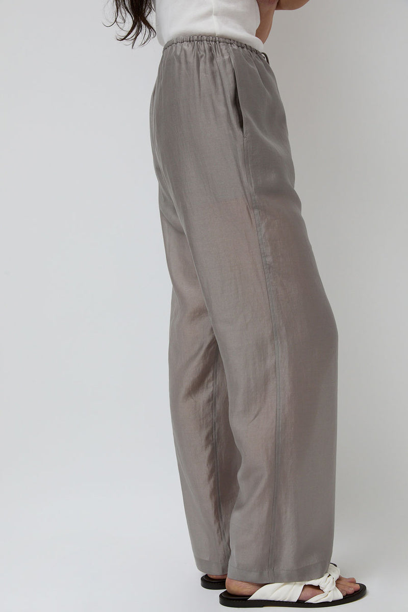 Amomento Silky Banding Pants in Grey