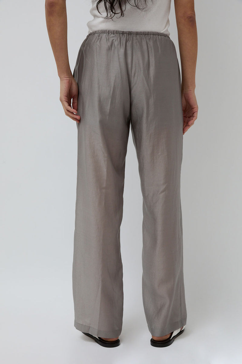 Amomento Silky Banding Pants in Grey