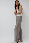 Amomento Silky Banding Pants in Grey